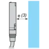 XS7F1A1PCL1TF Індуктивний датчик наближення XS, inductive sensor XS7 15x32x8, PBT, Sn5 мм, 12...24 V DC, кабель 1 m