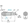 XU2S18KP340L5T Легка завіса transmitter XU2-S - detection of body - 750..1200 mm - 12..24 В