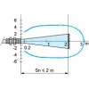 XU9M18MB230W Фотоелектричні датчики XU, XU9, polarised, 90°, Sn 2 m, 24...240В AC/DC, кабель 2 m