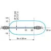 XUB0BPSWL5 Фотоелектричний датчик - XUB - multi - 90° - Sn 0..7м - 12..24В DC - кабель 5м