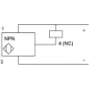 XUB2ANBNM12R Фотоелектричні датчики XU, XUB, receiver, Sn 15 m, 12...24 V DC, M12