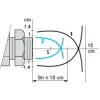 XUB4APBWL2 Фотоелектричні датчики XU, XUB, diffuse, 90°, Sn 0.1 m, 12...24 V DC, кабель 2 m XUB4APBWL2 Фотоелектричні датчики XU, XUB, diffuse, 90°, Sn 0.1 m, 12...24 V DC, кабель 2 m