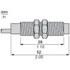 XUBLANCNL2 Фотоелектричні датчики XU, XUB, з прохідним променем, laser, Sn 100 m, 12...24 V DC, кабель 2 m
