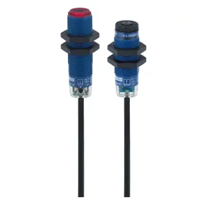 XUBLAPCNL2 Фотоелектричні датчики XU, XUB, з прохідним променем, laser, Sn 100 m, 12...24 V DC, кабель 2 m Фотоелектричні датчики XU, XUB, з прохідним променем, laser, Sn 100 m, 12...24 V DC, кабель 2 m