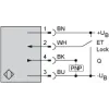 XUK5LAPSMM12 Фотоелектричні датчики XU, photo electric laser sensor, XUK, diffuse energetic, Sn 1,2 m, 10...30 V DC, M12