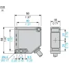 XUK8ARCTL2 Фотоелектричні датчики XU, XUK, BGS, Sn 0.7 m, 24...240В AC/DC, кабель 2 m