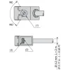 XUM2ANCNL2R Фотоелектричні датчики XU, XUM, receiver, 15 m, 12...24 V DC, кабель 2 m