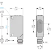 XUM2ANXBM8 Фотоелектричні датчики XU, miniature, з прохідним променем, Smax=30 m, system, NPN, connector M8
