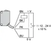 XUM8ANCNM8 Фотоелектричні датчики XU, XUM, BGS, Sn 0.3 m, 12...24 V DC, M8