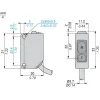 XUM8APCNL03M12 Фотоелектричні датчики XU, XUM, BGS, Sn 0.3 m, 12...24 V DC, M12, кабель 0.3 m