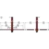 XUSZAST4PPS Single beam prebuilt muting arms, Telemecanique Світлові штори безпеки XUSL, light curtain arm T 4parallel high speed conveyor