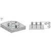 XUSZFB2 Telemecanique Світлові штори безпеки XUSL, Column Double fixing base with springs and adjustment screws for positioning
