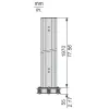 XUSZSC202 Telemecanique Світлові штори безпеки XUSL, Column without mirror 1970 mm for light curtains, Hp = 1810 mm