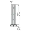 XUSZSS125 Telemecanique Світлові штори безпеки XUSL, Column without mirror 1200 mm for light curtains, Hp = 1210 mm