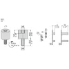 XUSZVA8 Telemecanique Світлові штори безпеки XUSL, Anti vibration kit comprising 8 dampers