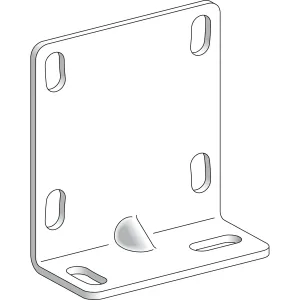 XUZAM04 Заднє кріплення bracket, Фотоелектричні датчики XU, accessory for sensor, XUM, side fixing metal Заднє кріплення bracket, Фотоелектричні датчики XU, accessory for sensor, XUM, side fixing metal