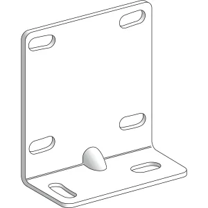 XUZAM81 Дно mounting bracket, Фотоелектричні датчики XU, accessory for sensor, XUM metal, base Дно mounting bracket, Фотоелектричні датчики XU, accessory for sensor, XUM metal, base
