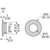 XUZASB001 Accessory for side panel, Фотоелектричні датчики XU, sensor, Ø 18 мм, flush mounting nut, нержавіюча сталь XUZASB001 Accessory for side panel, Фотоелектричні датчики XU, sensor, Ø 18 мм, flush mounting nut, нержавіюча сталь