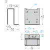 XUZASK001 Фіксуючий кронштейн, Фотоелектричні датчики XU, accessory for sensor, XUK laser, angle protective XUZASK001 Фіксуючий кронштейн, Фотоелектричні датчики XU, accessory for sensor, XUK laser, angle protective