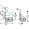 XUZB2030 Фотоелектричні датчики XU, accessory for sensor, 3D fixing kit, bracket with ball joint, Ø 30 мм XUZB2030 Фотоелектричні датчики XU, accessory for sensor, 3D fixing kit, bracket with ball joint, Ø 30 мм
