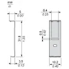 XUZDHM051 Фотоелектричні датчики XU, accessory for sensor, XUM, horizontal diaphragm, 0.5 mm XUZDHM051 Фотоелектричні датчики XU, accessory for sensor, XUM, horizontal diaphragm, 0.5 mm