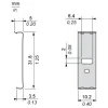 XUZDHM201 Фотоелектричні датчики XU, accessory for sensor, XUM, horizontal diaphragm, 2.0 mm