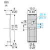 XUZMSH20 Фотоелектричні датчики XU, accessory for sensor, XUM, horizontal diaphragm, Sn 5 m XUZMSH20 Фотоелектричні датчики XU, accessory for sensor, XUM, horizontal diaphragm, Sn 5 m