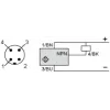 XX7F1A2NAL01M12 Ультразвукові датчики XX, ultrasonic sensor parallelepipedic, Sn 0.1 m, NO, pre cabled M12 0.15 m