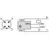 XX8D1A1NAM12 Ультразвукові датчики XX, ultrasonic sensor 80x80, Sn 1 m, NO, M12 connector