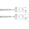 XXA18B1PM12 Ультразвукові датчики XX, ultrasonic sensor cylindrical 90 deg M18, Sn=1 m, PNP, SYNC, connector M12