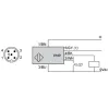 XXA18P1PM12 Ультразвукові датчики XX, ultrasonic sensor cylindrical 90 deg M18, Sn=1 m, PNP, SYNC, connector M12