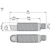 XXA18P1VM12 Ультразвукові датчики XX, ultrasonic sensor cyl. 90 deg M18, Sn=1 m, аналоговий вихід 0 10 V, SYNC, connector M12