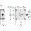 XXBD1A1PAM12 Ультразвуковий датчик - 80x80x34 - reflex - Sn 1м - NC - M12