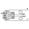 XXR12A8KAM8 Ультразвукові датчики XX, ultrasonic sensor cylindrical M12, receiver, Sn 0.2 m, 2 НІ, M8 connector