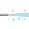 XXS18B1PM12 Ультразвукові датчики XX, ultrasonic sensor cylindrical M18, Sn=1 m, PNP, SYNC, connector M12