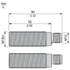 XXS18P1VM12 Ультразвукові датчики XX, ultrasonic sensor cylindrical M18, Sn=1 m, аналоговий вихід 0 10 V, SYNC, connector M12