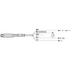 XXS18S1AM12 Ультразвукові датчики XX, ultrasonic sensor cylindrical M18, Sn=1 m, аналоговий вихід 4 20 мА, SYNC, connector M12