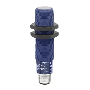 Ультразвукові датчики XX, ultrasonic sensor cylindrical M18, Sn 1 m, transmitter M12 connector
