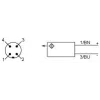 XXT18A4M12 Ультразвукові датчики XX, ultrasonic sensor cylindrical M18, Sn 1 m, transmitter M12 connector