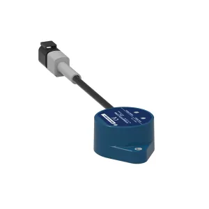 Ультразвуковий датчик, plastic, Wide Beam Φ54, 3м, 4…20мA+PNP, 0,15м cable+ 6pin Deutsch male connector