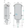 XY2CB23 Вимикач для мотузки XY2CB - права сторона - 1NC+1НІ -pilot light 127V