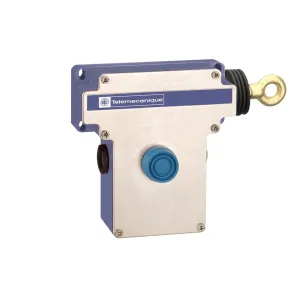 Перемикач троса аварійної зупинки з фіксацією, Telemecanique rope pull switches XY2C, кабель XY2CE, 300 V AC, 10 A