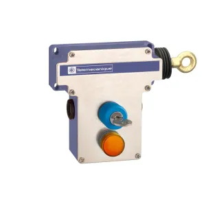 Перемикач троса аварійної зупинки з фіксацією, Telemecanique rope pull switches XY2C, кабель XY2CE, 300 V AC, 10 A