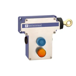 Перемикач троса аварійної зупинки з фіксацією, Telemecanique rope pull switches XY2C, кабель XY2CE, 300 V AC, 10 A