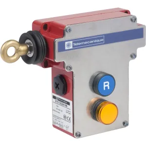 Перемикач троса аварійної зупинки з фіксацією, Telemecanique rope pull switches XY2C, trip wire cable 300 VAC 10 A XY2CE