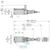 XY2CJS17H29 Перемикач троса аварійної зупинки з фіксацією, Telemecanique rope pull switches XY2C, e XY2CJ, straight, 2NC ISO M20