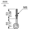 XY2CZ705 Перемикачі для аварійної зупинки Telemecanique XY2C, pulley bracket, for XY2CH XY2CE