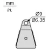 XY2CZ708 Перемикачі для аварійної зупинки Telemecanique XY2C, pulley for cable Ø 5 mm maximum, for XY2C