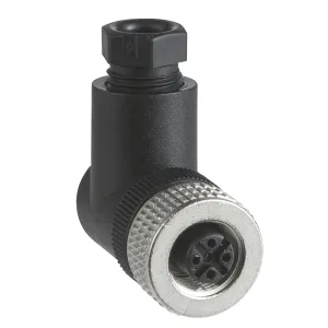 XZCC12FCM50B Гніздовий, M12, 5 pin, кутовий роз’єм, кабельний ввід Гніздовий, M12, 5 pin, кутовий роз’єм, кабельний ввід