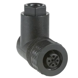 XZCC12FCP40B Гніздовий, M12, 4 pin, кутовий роз’єм, кабельний ввід Гніздовий, M12, 4 pin, кутовий роз’єм, кабельний ввід